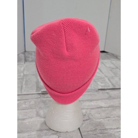 CARHARTT Raspberry Pink Watch Cap Knit Cuffed Beanie Hat Youth Child One Size OS - Picture 4 of 9